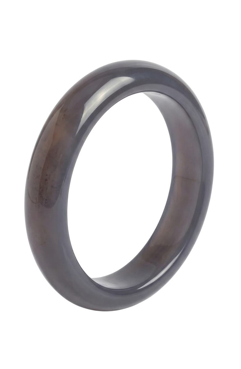 seree Moon Purple Jade Stone Bangle, Alternate, color, Purple