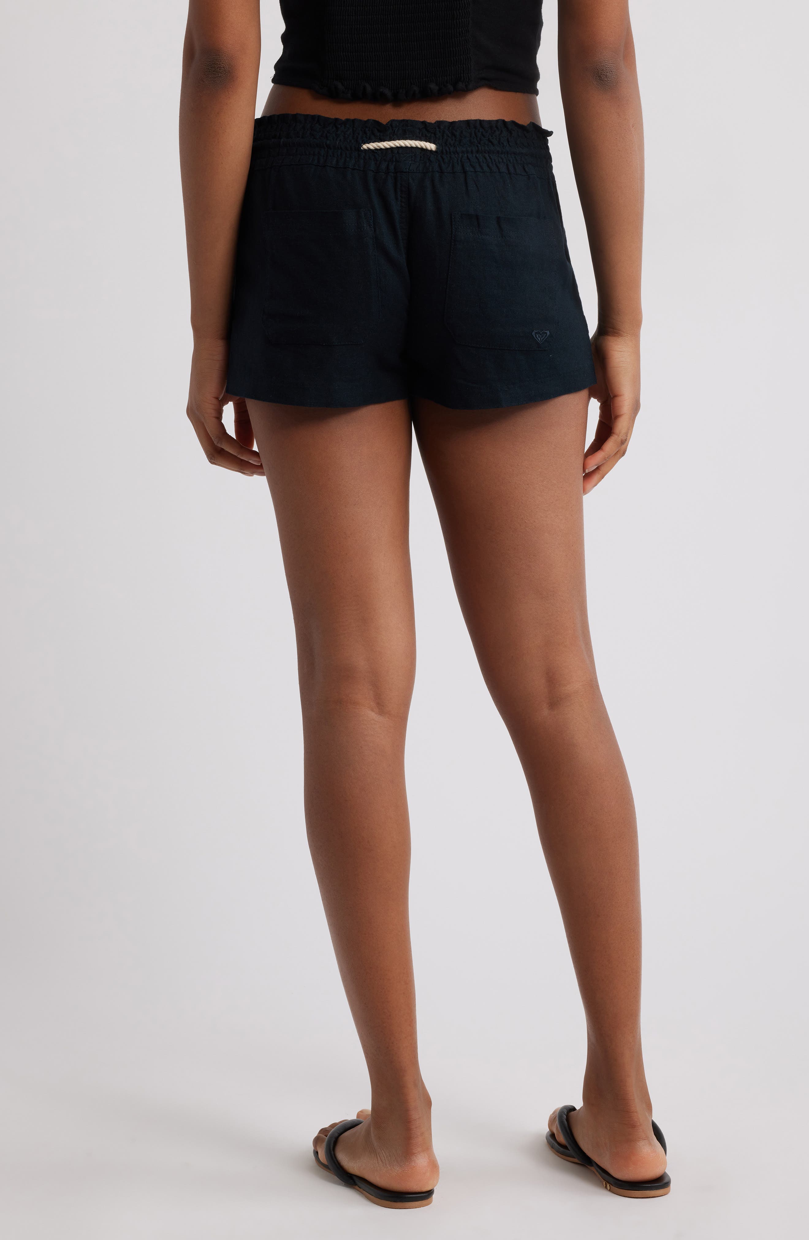 Oceanside Cotton Drawstring Shorts - image 2