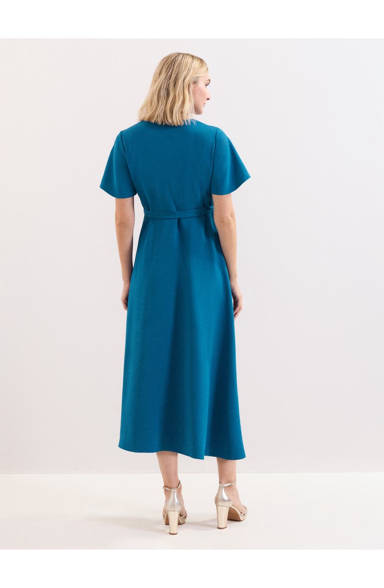 Phase Eight Julissa Wrap Midi Dress, Alternate, color, Blue