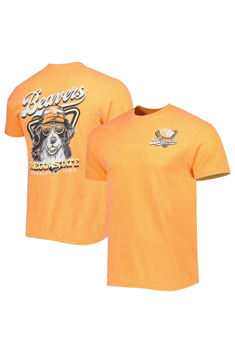 Men's Orange Oregon State Beavers Man's Best Friend Comfort Colors T-Shirt, Main, color, Burnt Orange