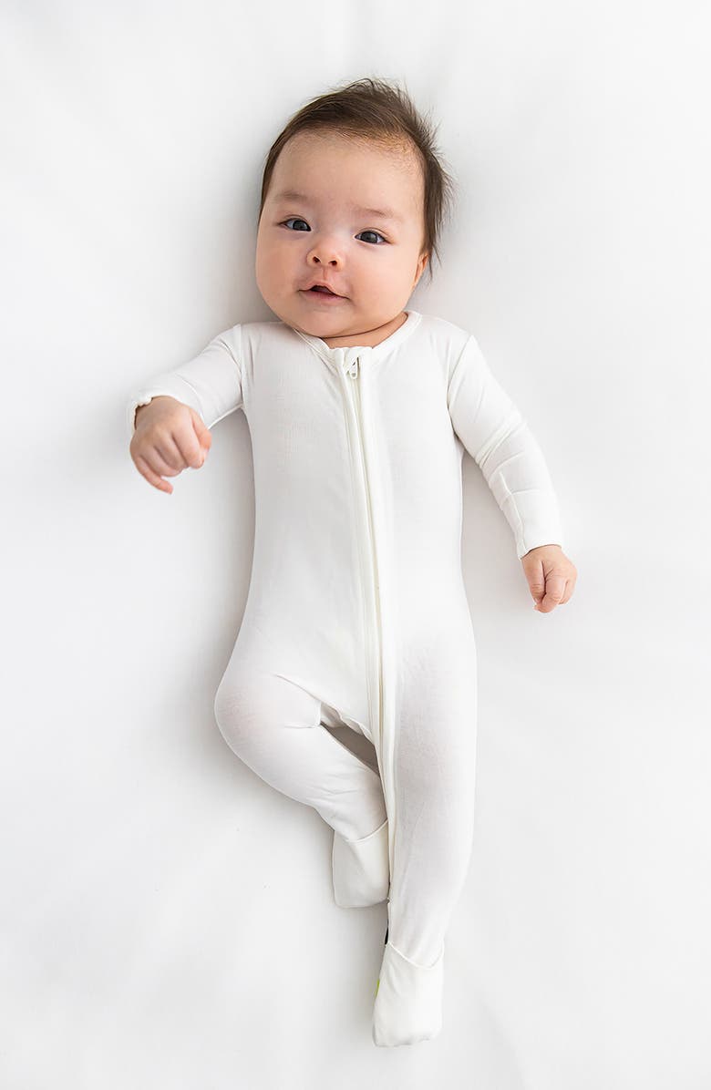 Bellabu Bear Fitted Convertible Footie Pajamas, Alternate, color, 