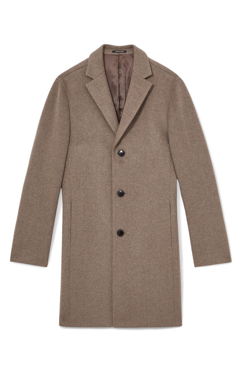Reiss Clarke Overcoat, Alternate, color, Mouse Melange