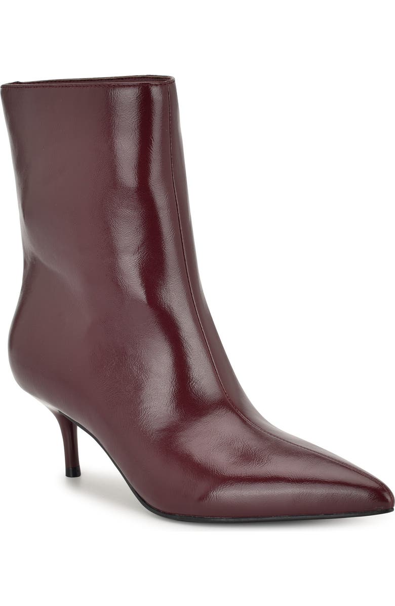 Nine West Charma Bootie, Main, color, Dark Red