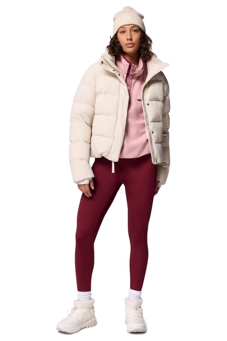 Amaze Puff Hooded Jacket, Alternate, color, DARK STONE