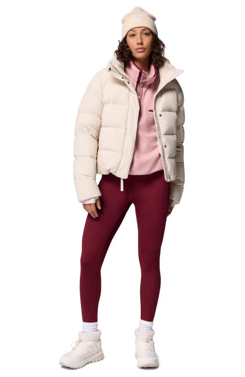 Columbia Amaze Puff™ Water Repellent 650 Fill Power Down Hooded Jacket In Neutral