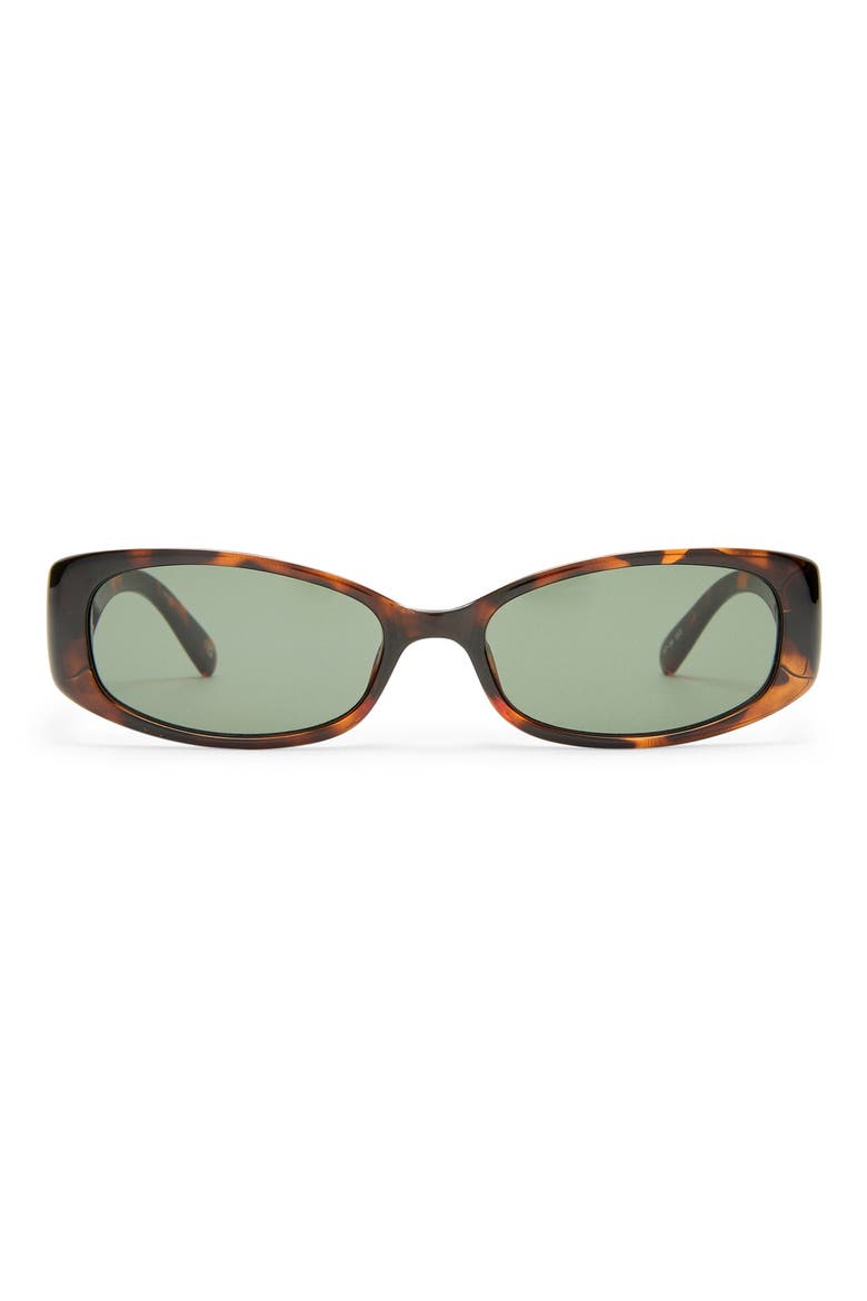 Starlight Rectangular Sunglasses, Main, color, TORT/ KHAKI MONO