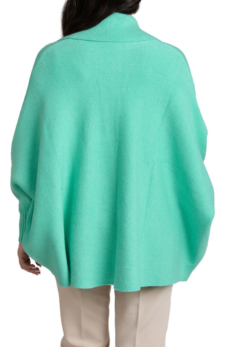 SAACHI Oversize Ribbed Knit Cardigan, Alternate, color, Aqua