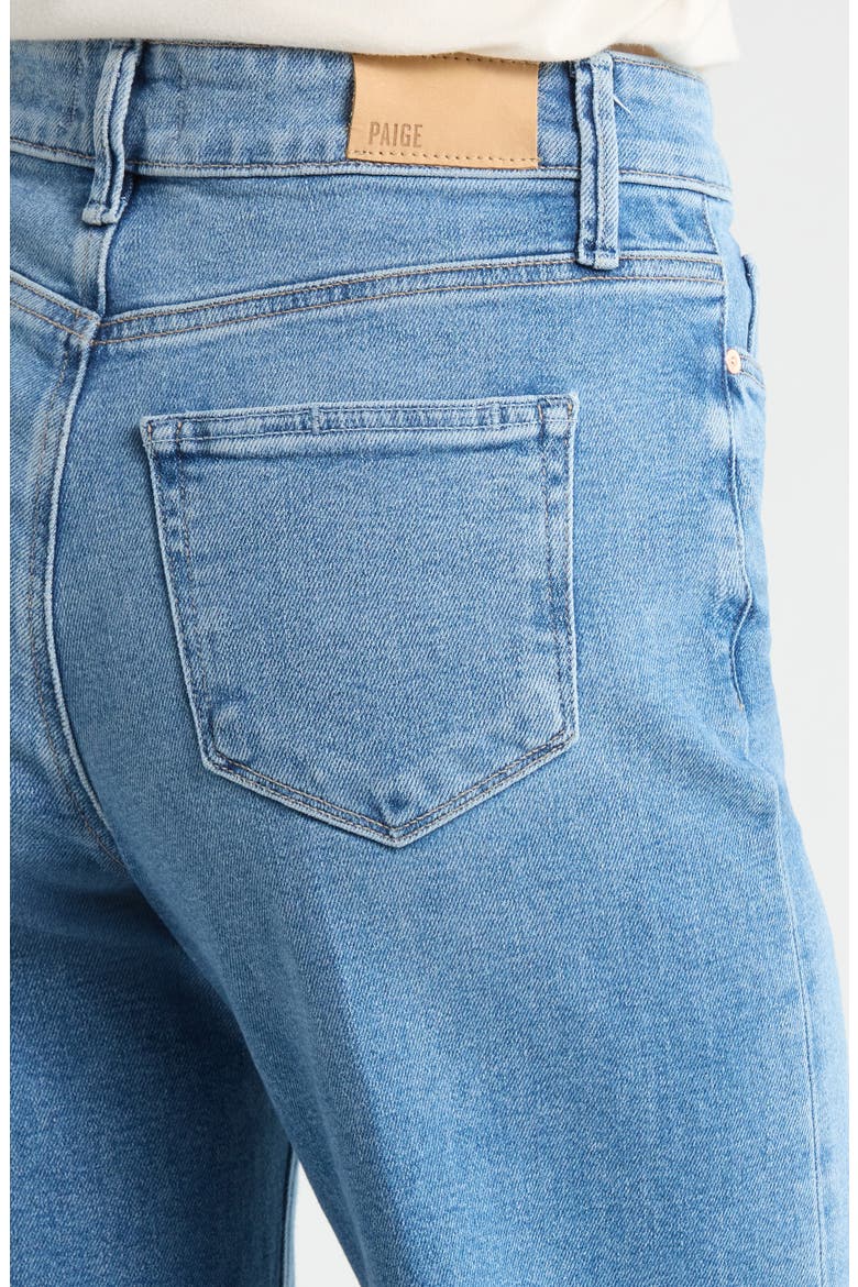 Anessa High Waist Raw Hem Wide Leg Jeans, Alternate, color, BIG SKY