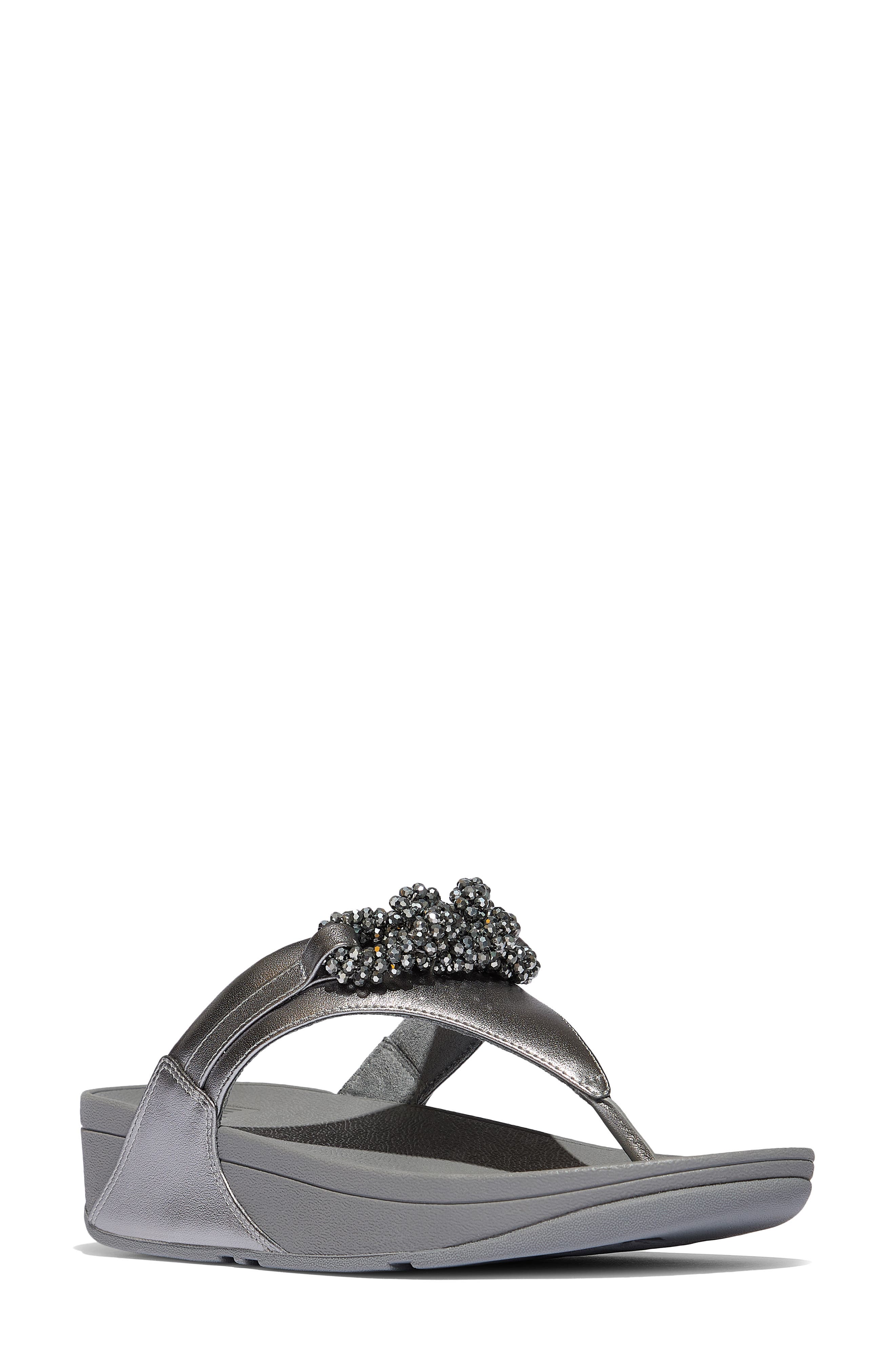 Lulu Beaded-Chain Sandal