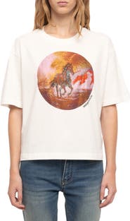 Zadig & Voltaire Taida Horse Strass Graphic Tee