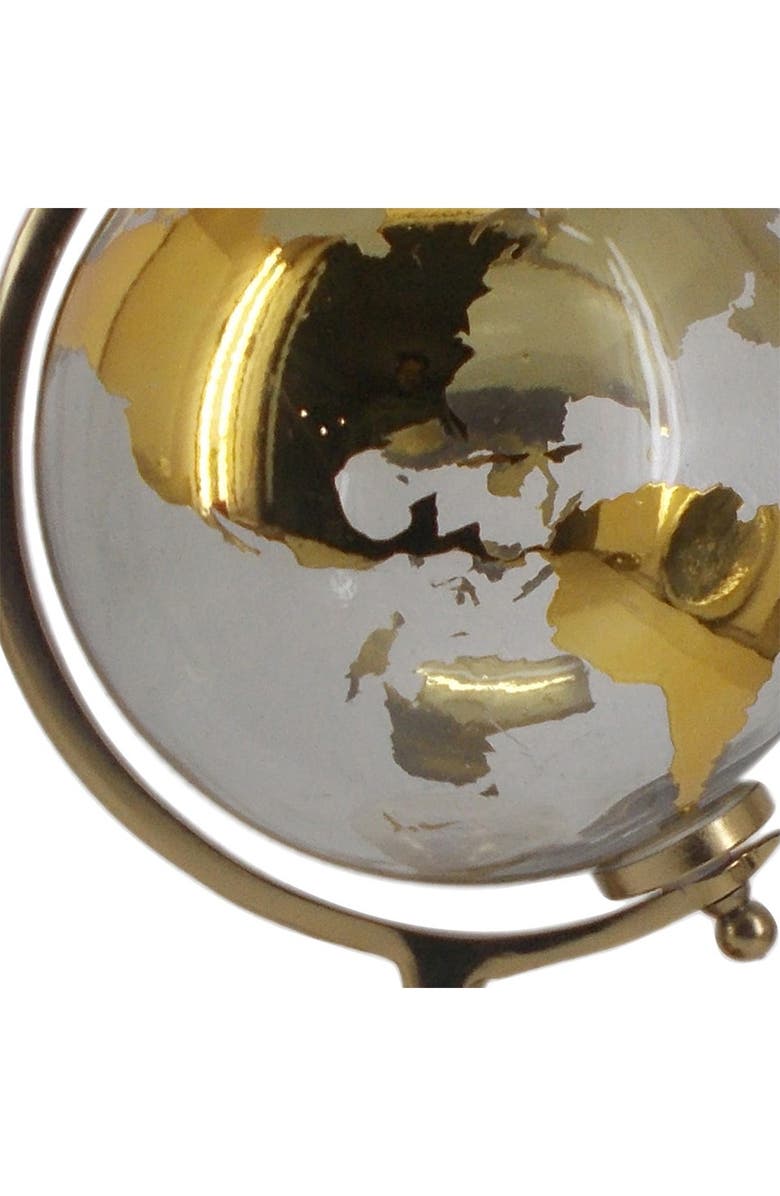 COSMO BY COSMOPOLITAN Goldtone Aluminum Globe with Glass Globe, Alternate, color, 