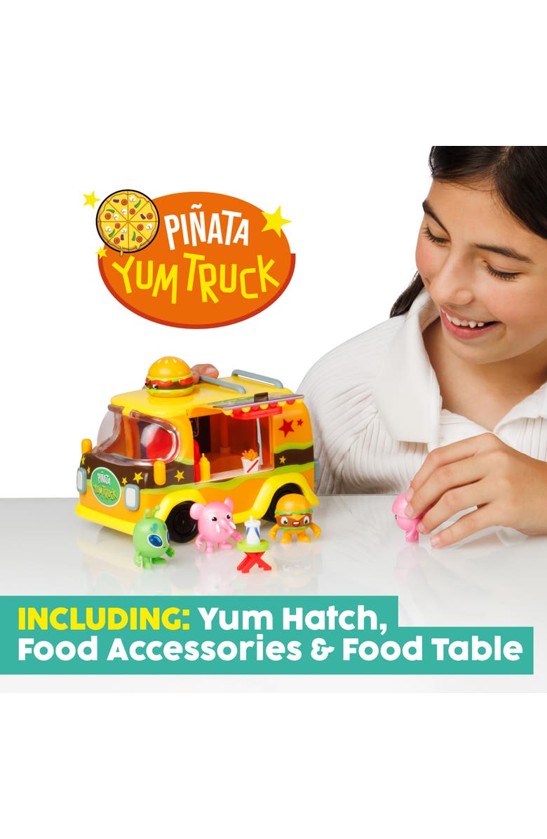 Pinata Smashlings Yum Yum Truck Playset with Accessories, Alternate, color, Multicolored