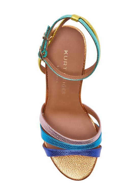 Kurt Geiger London Brixton Ankle Strap Stiletto Sandal In Multi