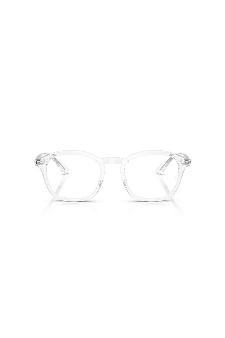 50mm Square optical glasses, Alternate, color, Transparent