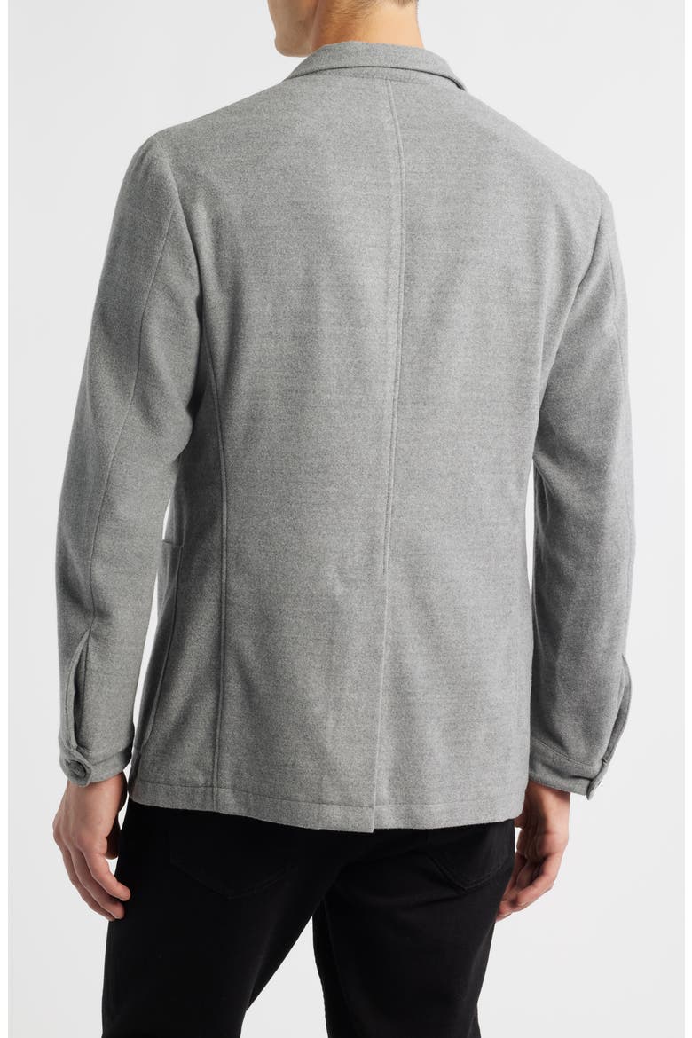 Nuvola Regular Fit Heathered Grey Felted Wool Sport Coat, Alternate, color, LIGHT GREY