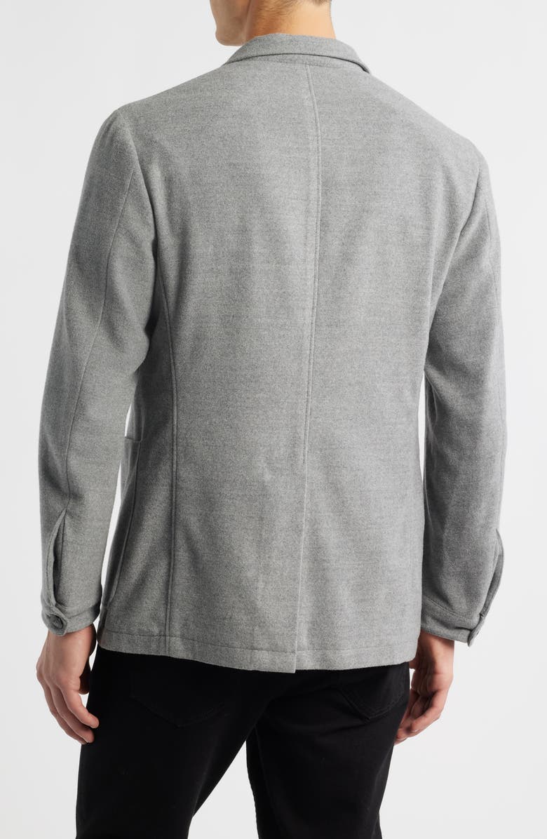 Canali Nuvola Regular Fit Heathered Grey Felted Wool Sport Coat, Alternate, color, Light Grey