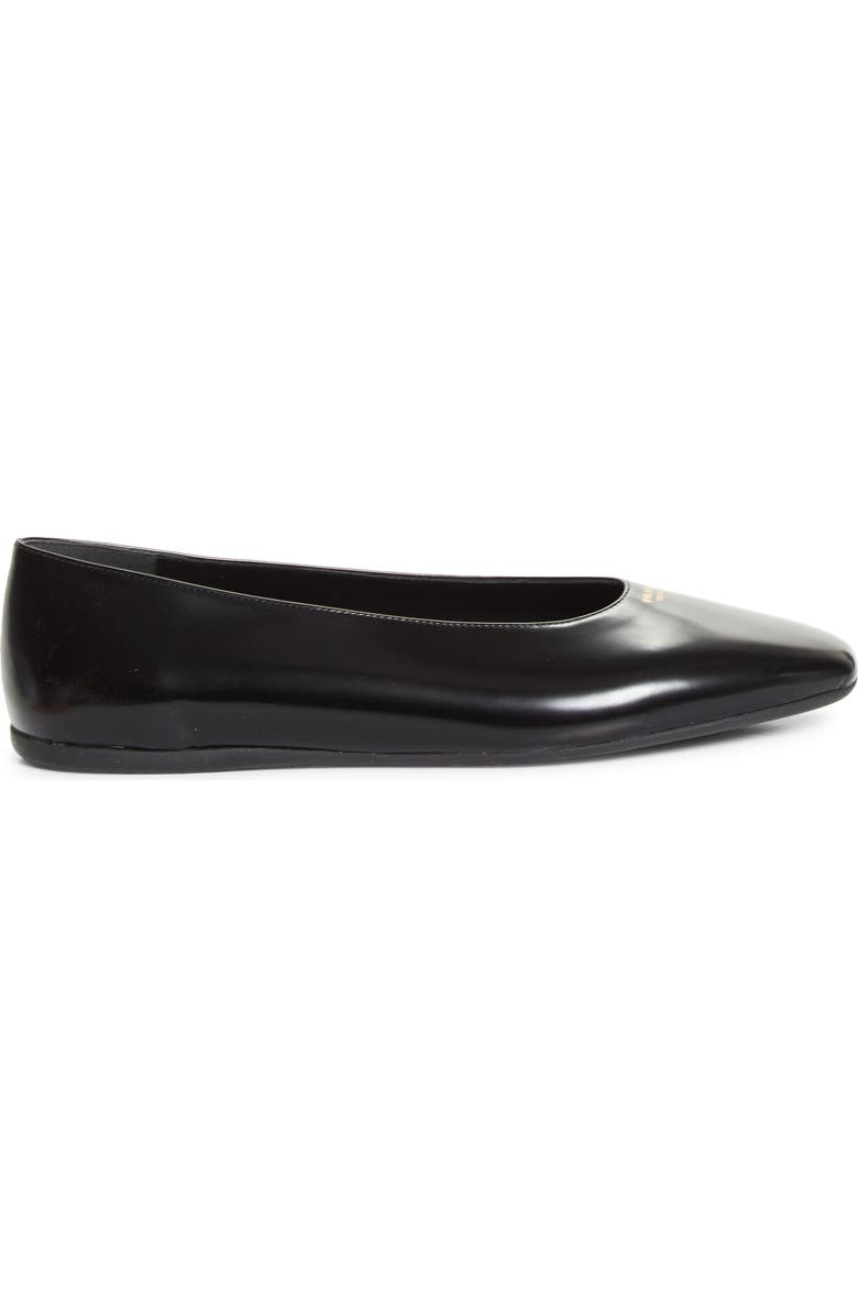 Prada Ballerina Flat, Alternate, color, Nero