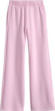TENLY Kids' Wide Leg French Terry Pants