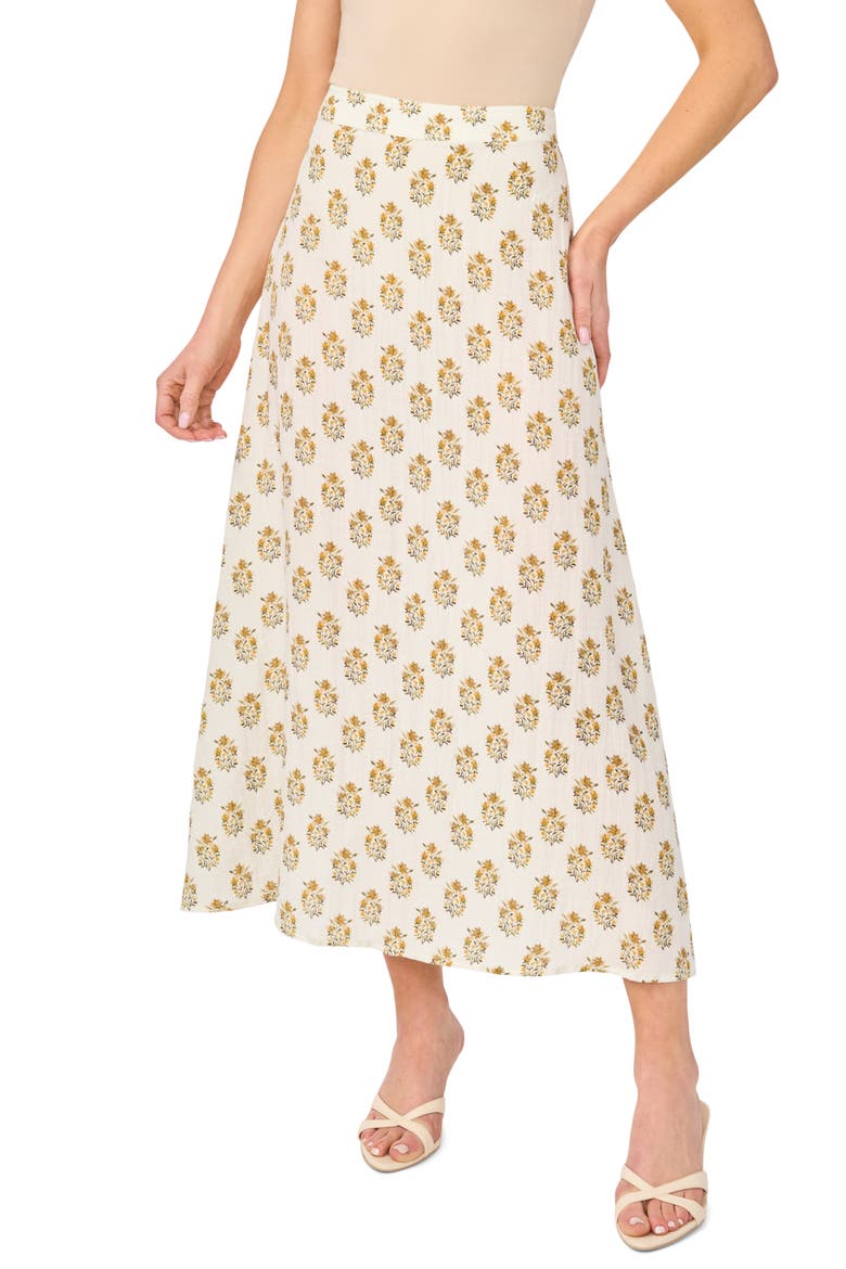 A-Line Maxi Skirt, Main, color, NEW IVORY