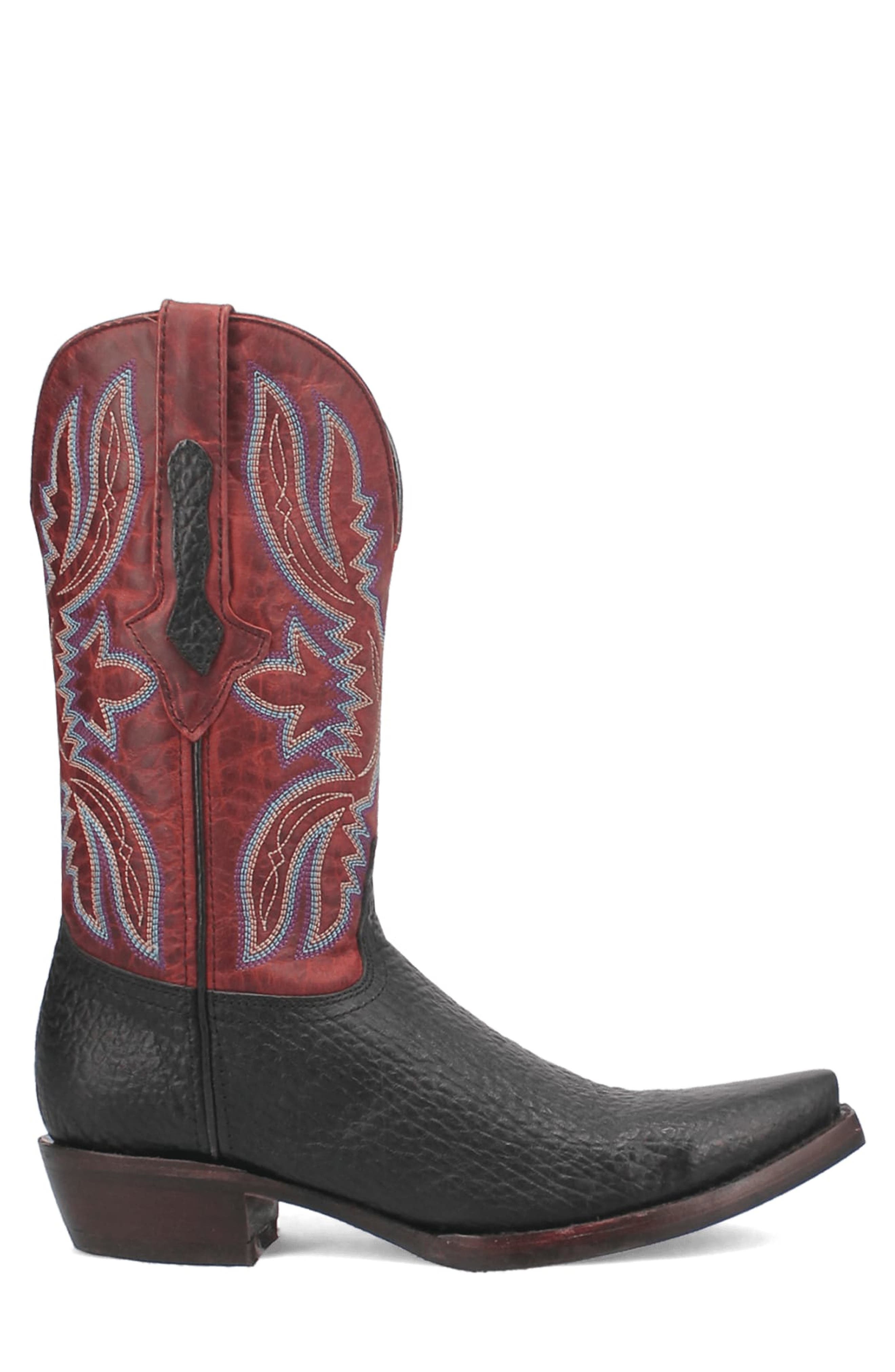 Dingo Rio Lobo Western Boot, Alternate, color, Black