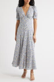 Reformation Naira Floral Dress