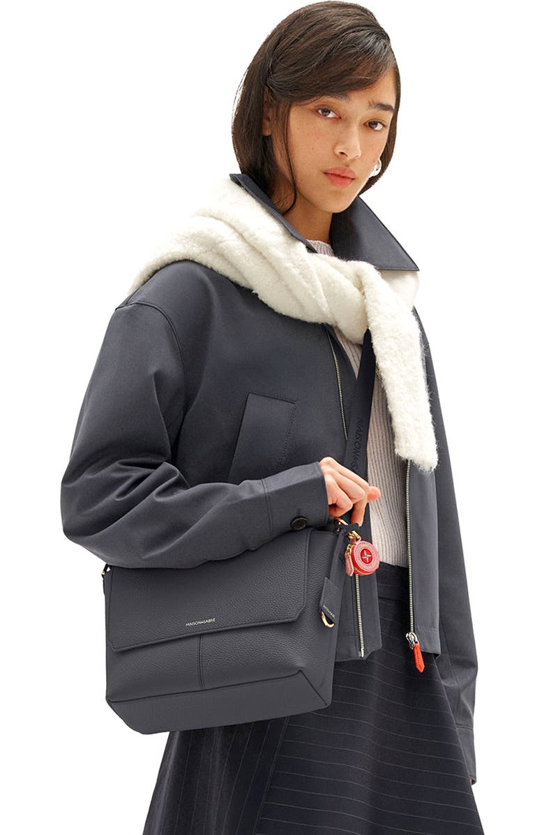 MAISON de SABRÉ The Medium Flaire Messenger Bag, Alternate, color, Graphite Grey