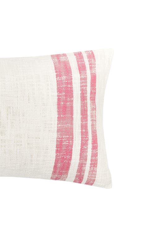 Carol & Frank Morgan Striped Throw Pillow Parent In Pink