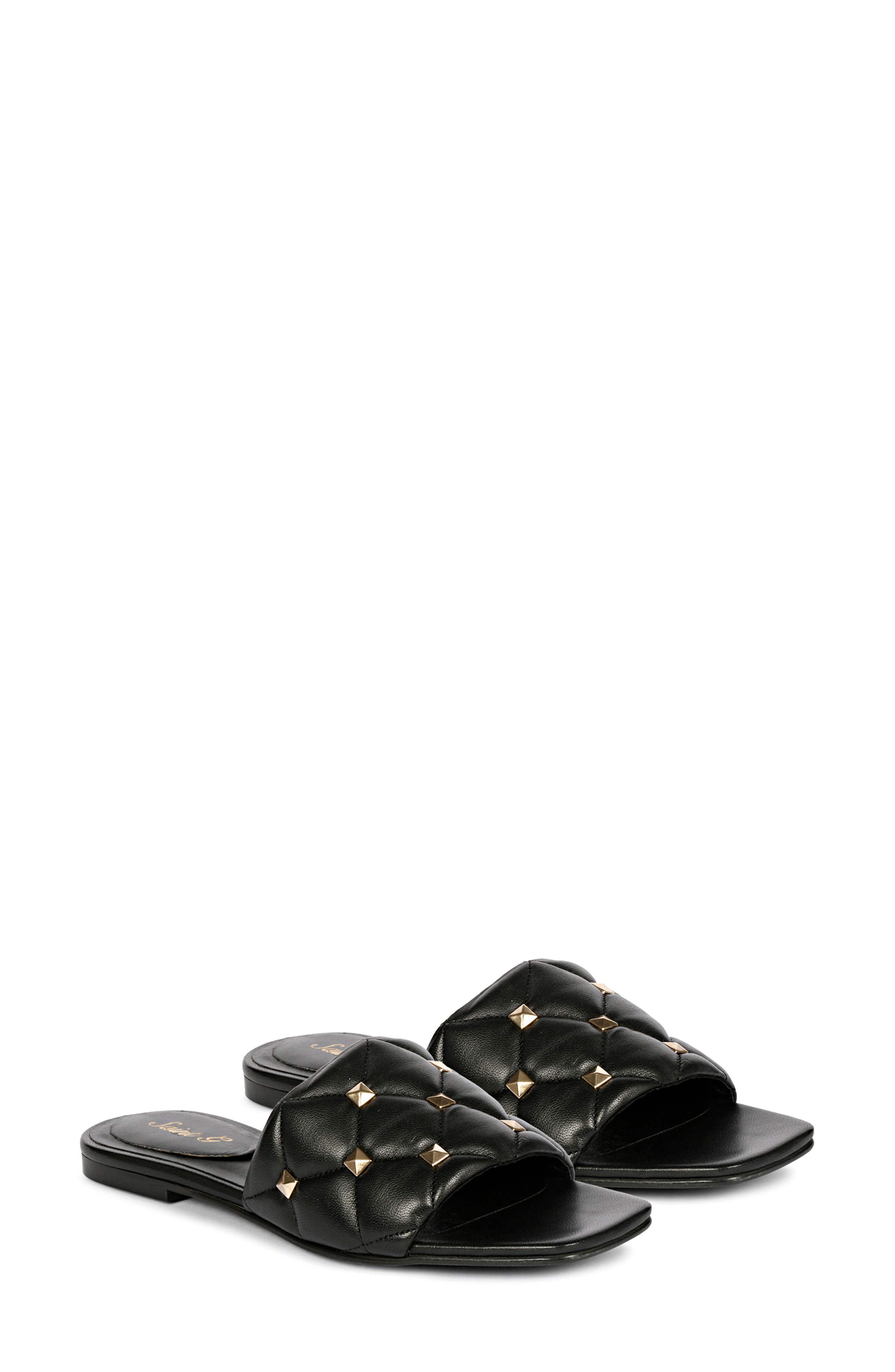 SAINT G Ludovica Studded Slide Sandal, Alternate, color, 