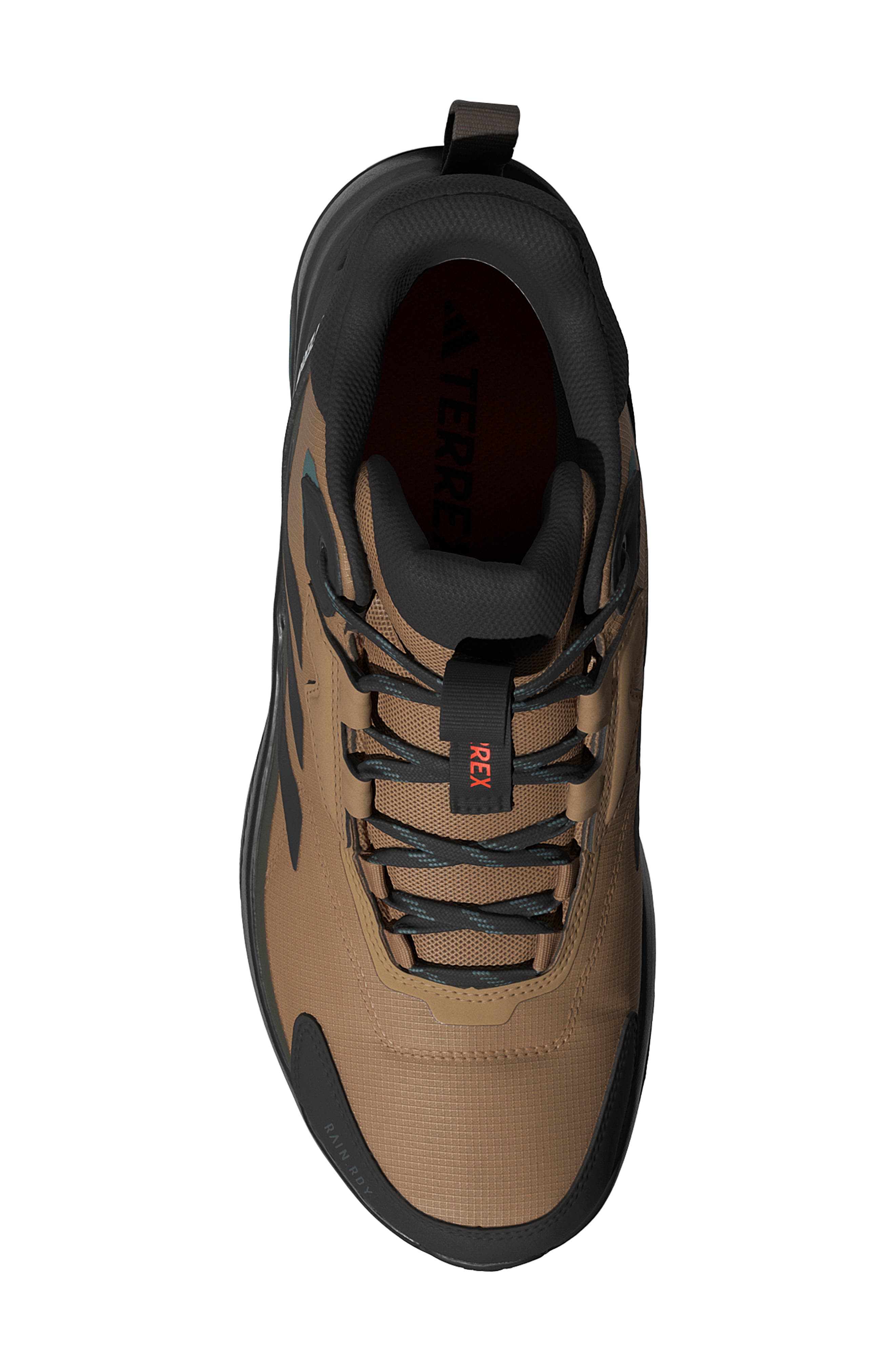 Terrex Anylander Mid R.RDY Waterproof Hiking Boot, Alternate, color, CARDBOARD/ BLACK/ SHADOW OLIVE