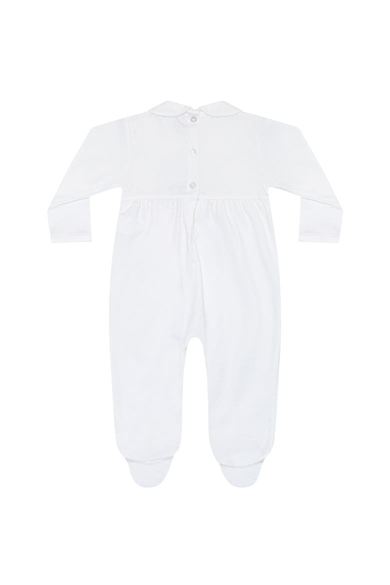 Signature Smocked Girls Footie - Baby, Alternate, color, Pink