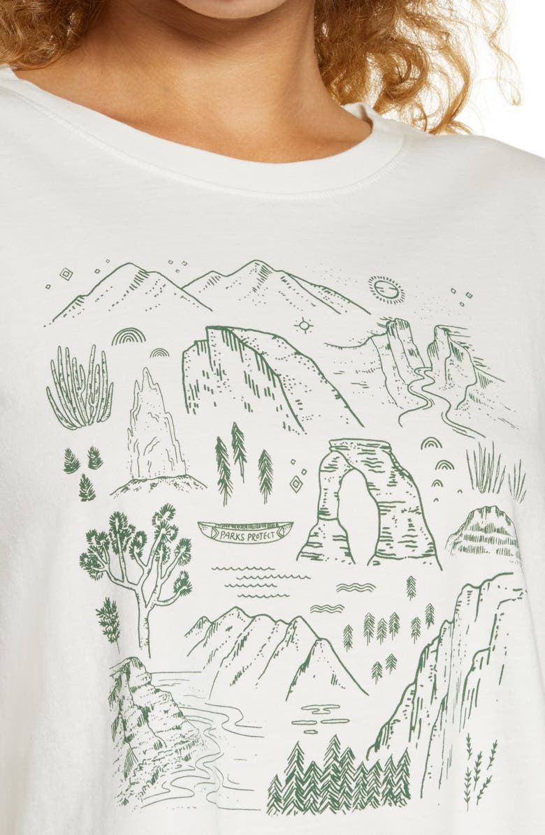 Parks Project Iconic National Parks Crop Graphic Tee, Alternate, color, 
