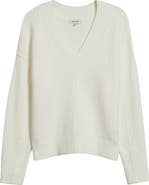 Madewell Calina Deep V-Neck Sweater