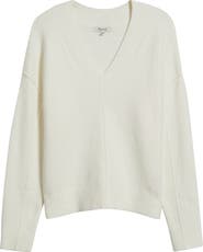 Madewell Calina Deep V-Neck Sweater
