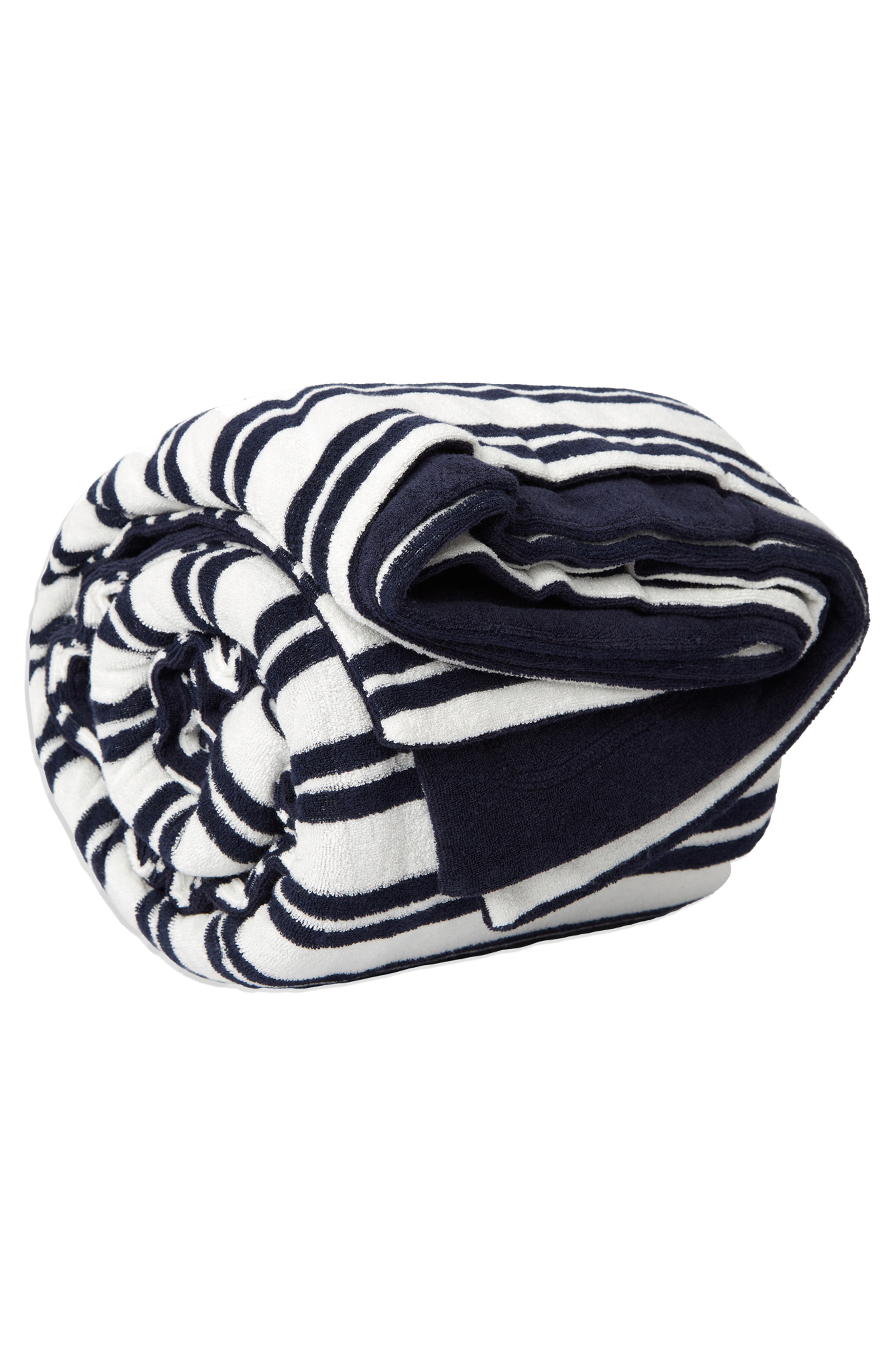 Onia Reversible Terry Cloth Beach Towel, Alternate, color, 