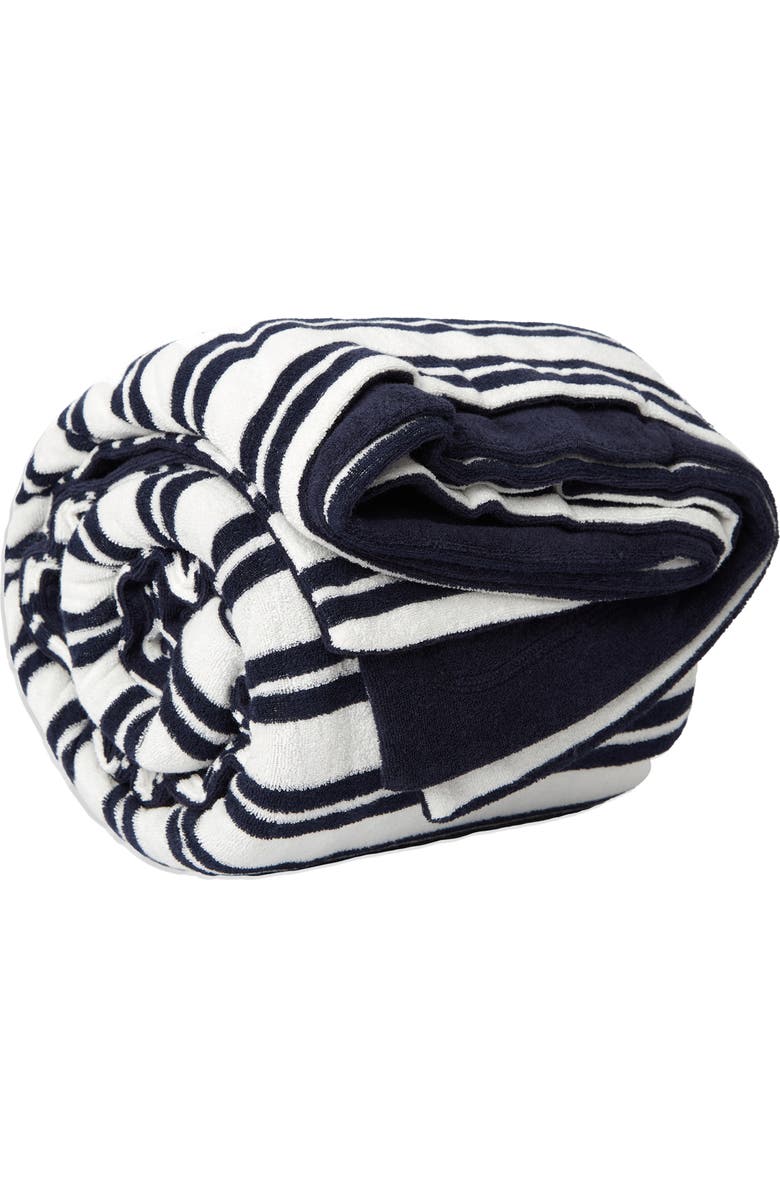 Onia Reversible Terry Cloth Beach Towel, Alternate, color,