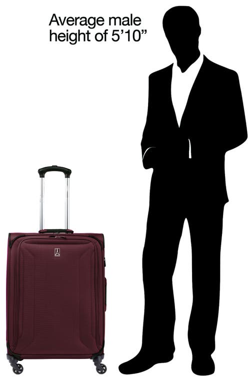 Travelpro Pilot Air 2 25-inch Expandable Spinner Luggage In Burgundy