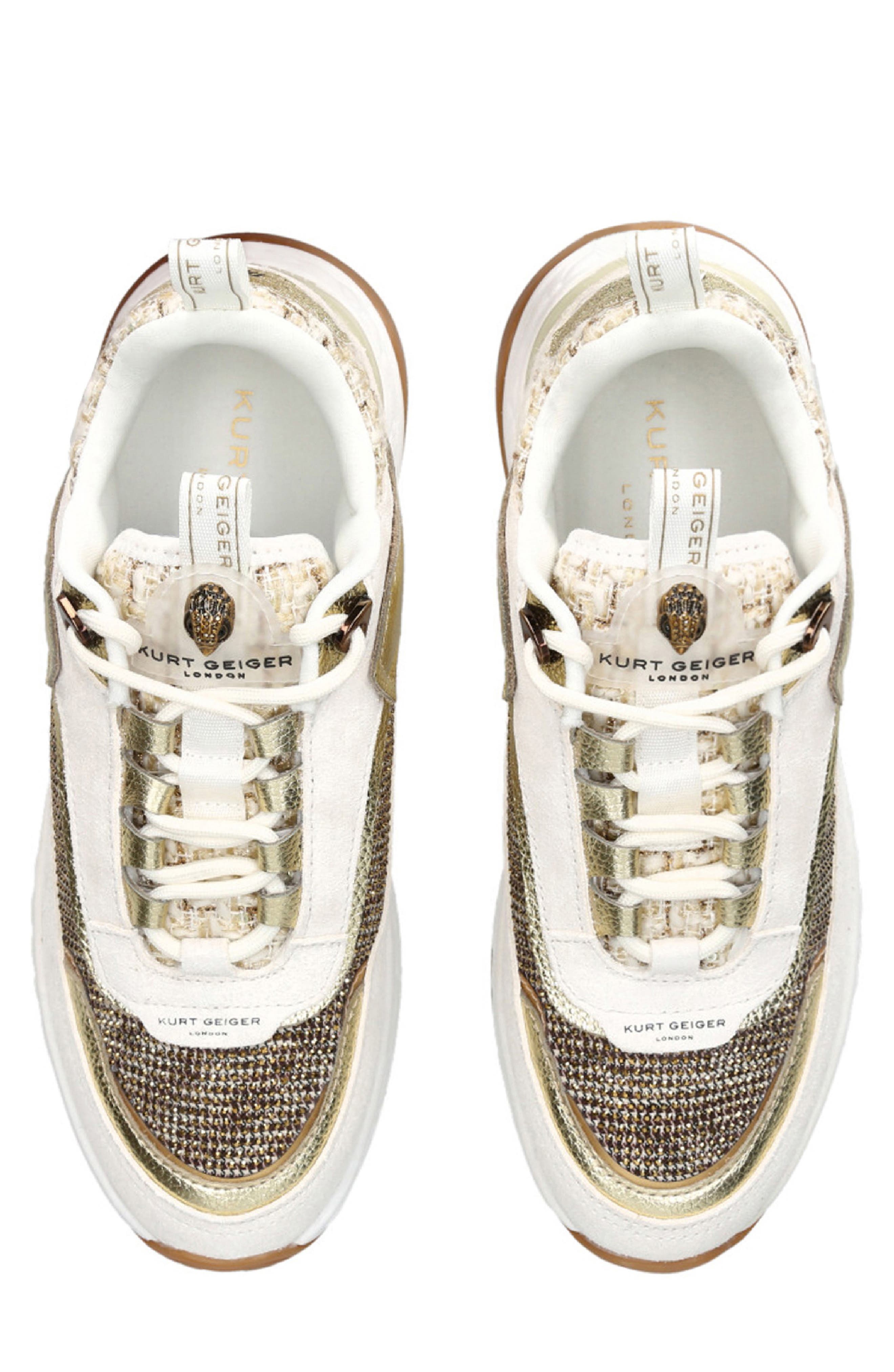 Kurt Geiger London Kensington Metallic Sneaker, Alternate, color, 