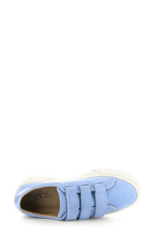 Bos. & Co. Lonnie Platform Sneaker In Blue Bell