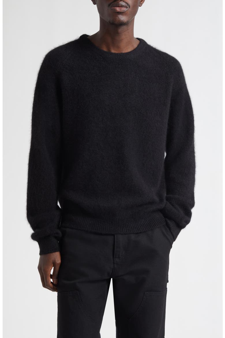 Cashmere & Silk Sweater, Main, color, BLACK