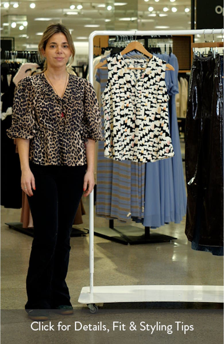 Mod Mix Crepe Sleeveless Top, sales video thumbnail