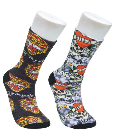 360 Print Full Cushion Crew Sock 2-Pack