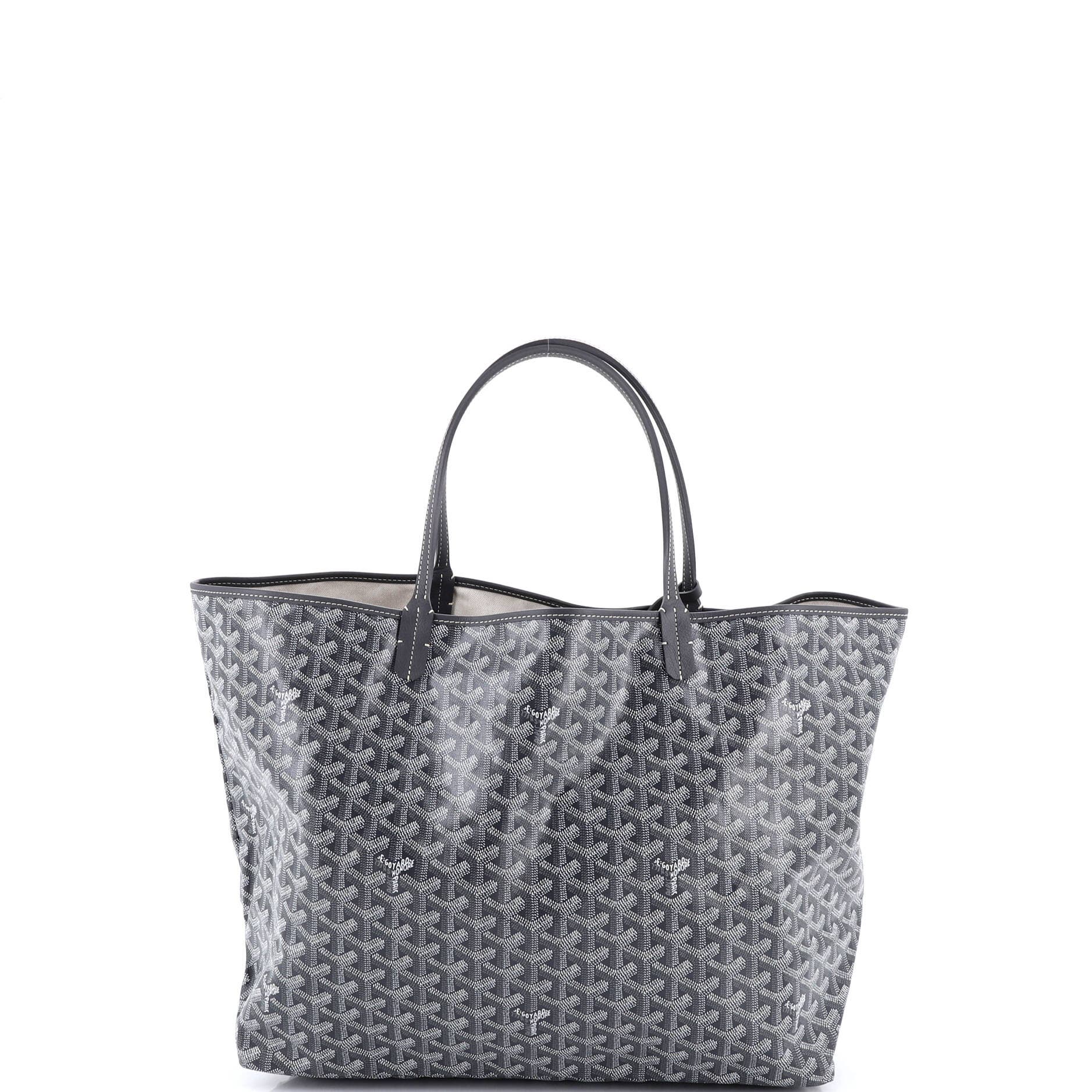 Pre-Owned Goyard Saint Louis Tote Coated Canvas GM, Alternate, color, Gray