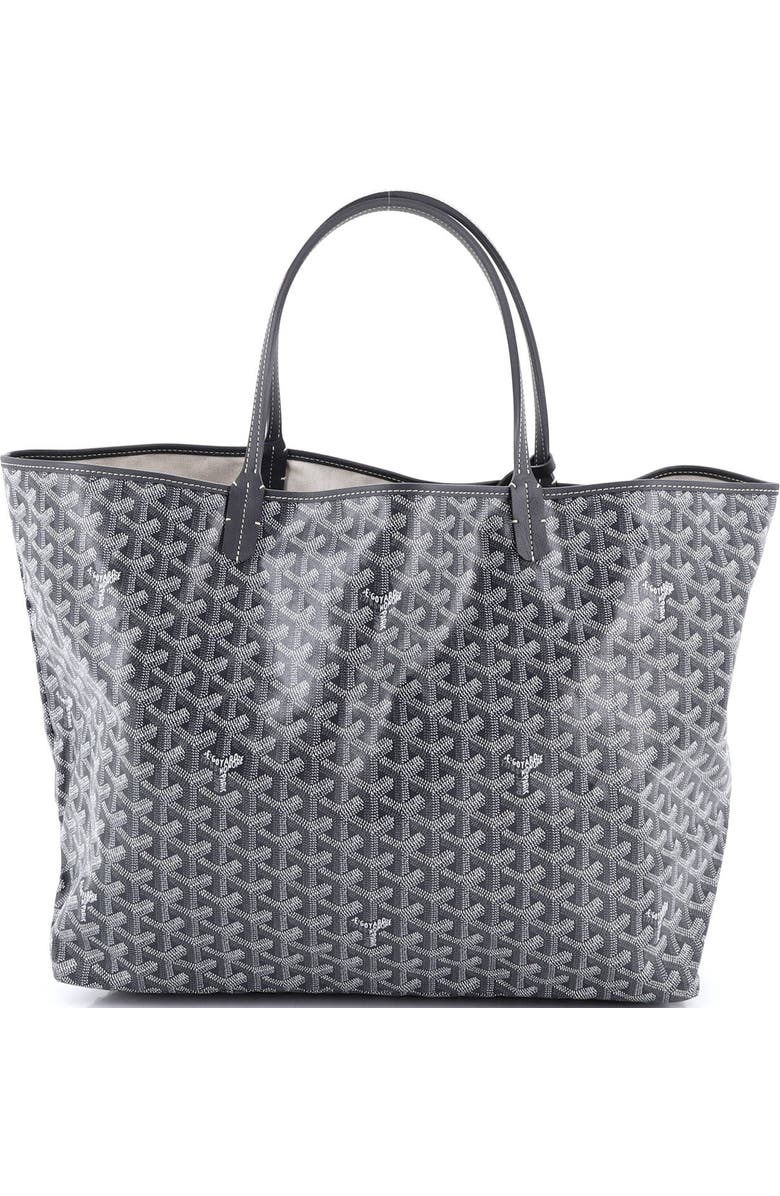 Pre-Owned Goyard Saint Louis Tote Coated Canvas GM, Alternate, color, Gray