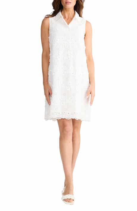Felicity Textured Cotton Shift Dress