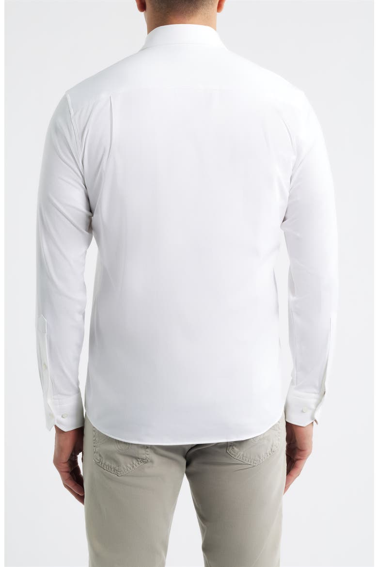 Excursionist Flex Tailored Fit Wrinkle Resistant Button-Up Shirt, Alternate, color, WHITE