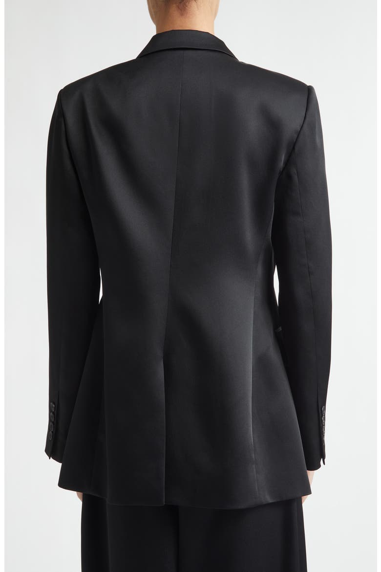 Bow Jacket, Alternate, color, BLACK