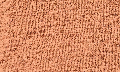 Vince Camuto Short Sleeve Organic Cotton Blend Sweater In Brown