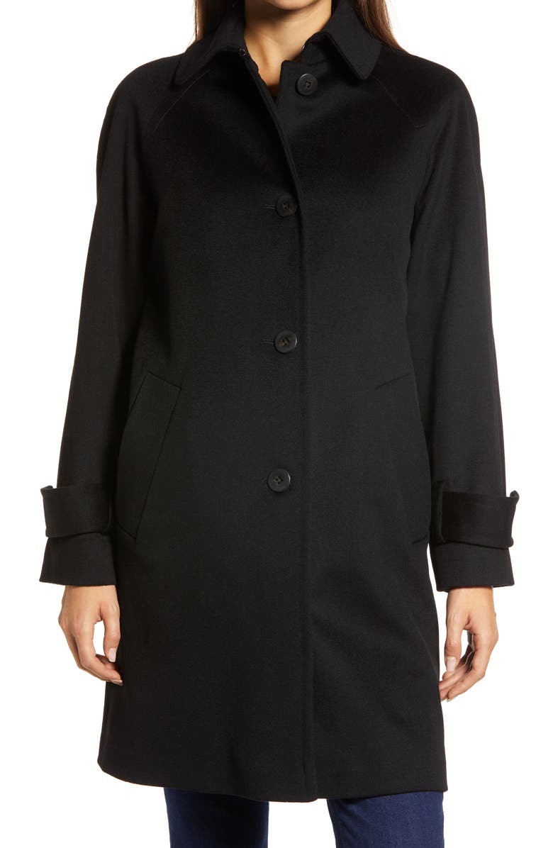 Fleurette Wool Raglan Sleeve Coat, Main, color,