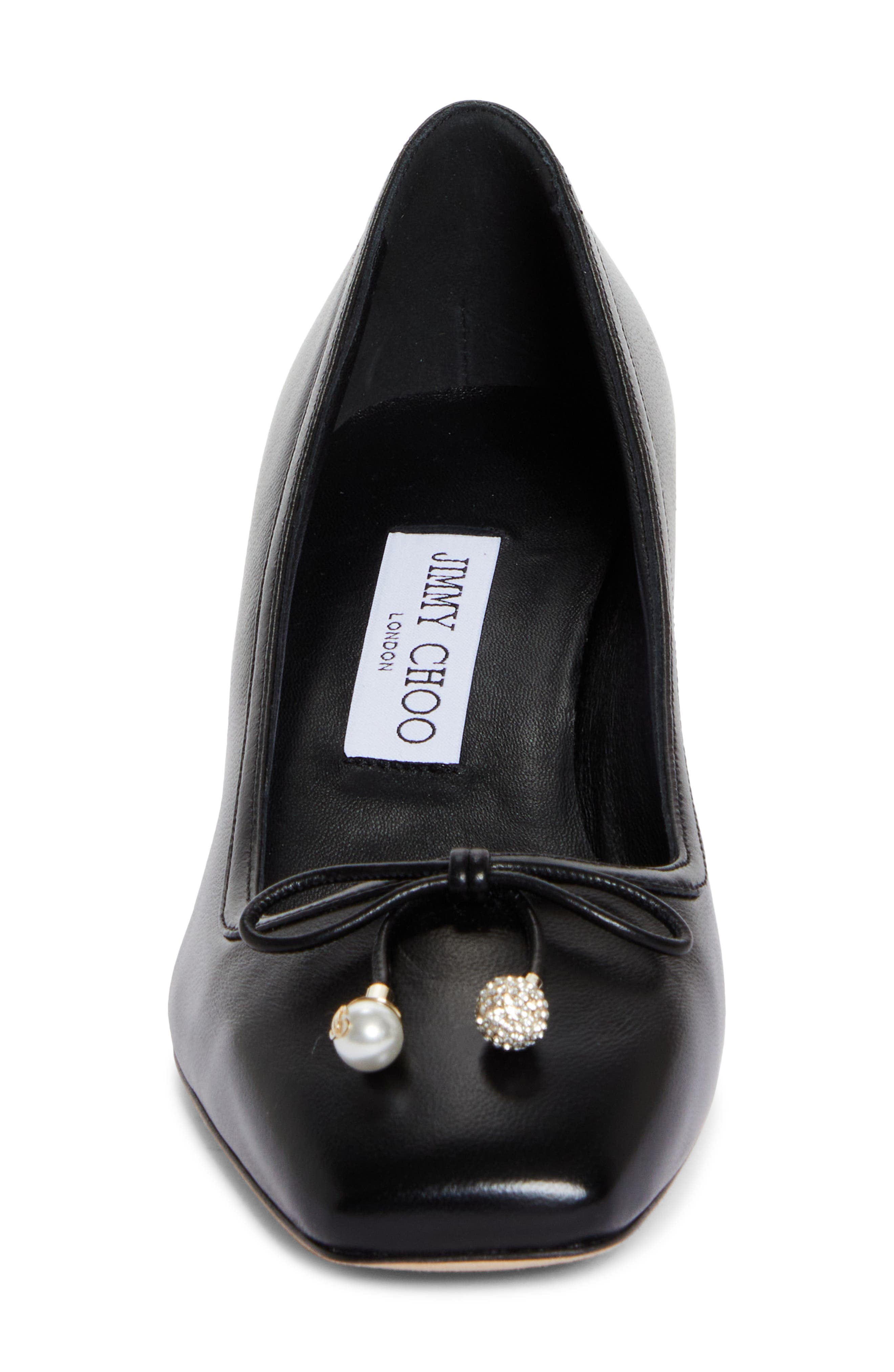 Jimmy Choo Elme Square Toe Ballet Pump, Alternate, color, 