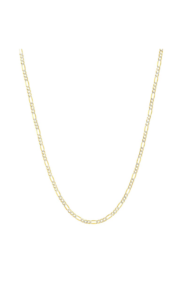 Donatello Gian Two Tone Sterling Silver Necklace, Main, color, Gold